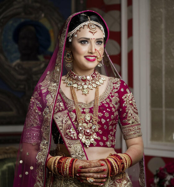 woman-traditional-dress-with-red-lip-gold-trim-scaled
