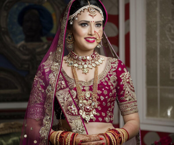 woman-traditional-dress-with-red-lip-gold-trim-scaled